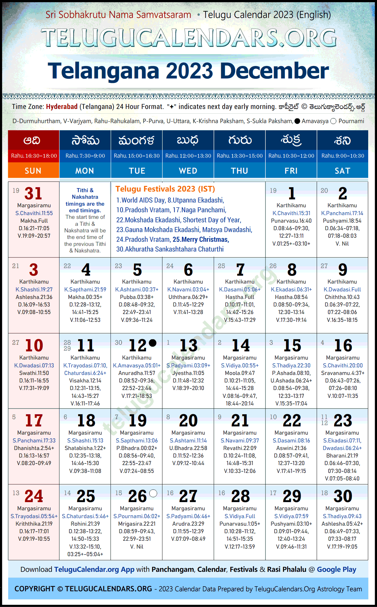 July 2023 Calendar Telugu Calendar PELAJARAN