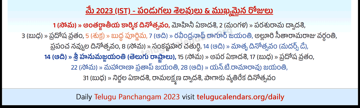 Telugu Festivals 2023 May Toronto